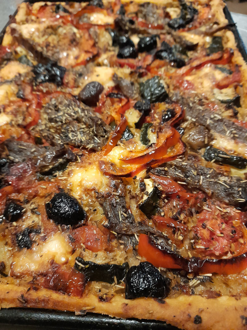 home made pizza